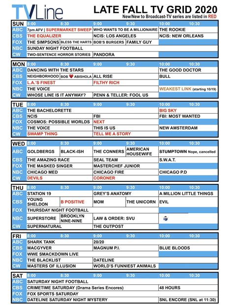 channel 5 2 schedule